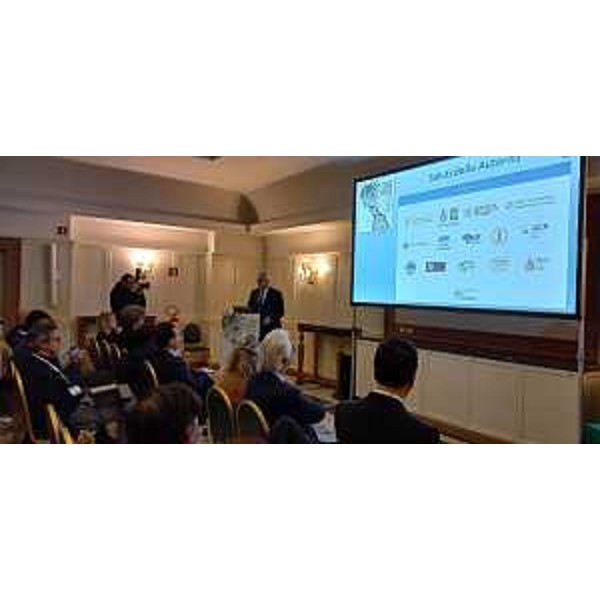 Un altro momento dell'intervento del presidente Bordin - Un altro momento dell'intervento del presidente Bordin