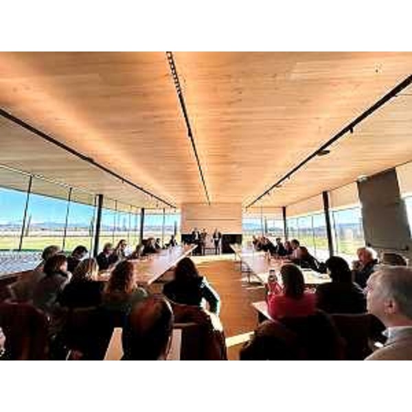 La sala del convegno, a Mariano del Friuli - La sala del convegno, a Mariano del Friuli