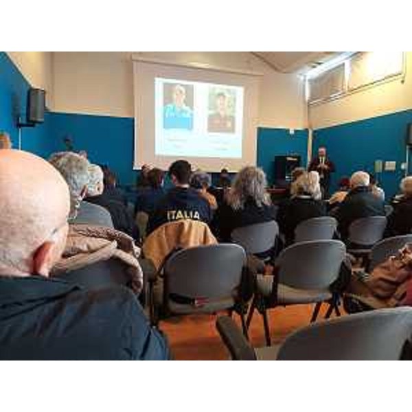 Il presidente Bordin e gli ospiti di Ad Undecimum Aps, a villa Dra di San Giorgio di Nogaro - Il presidente Bordin e gli ospiti di Ad Undecimum Aps, a villa Dra di San Giorgio di Nogaro