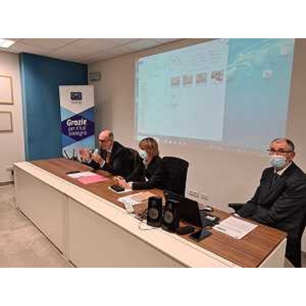 Una fase del'incontro oggi al Cro di Aviano, alla presenza dell'assessore regionale alla Salute Riccardo Riccardi - Una fase del'incontro oggi al Cro di Aviano, alla presenza dell'assessore regionale alla Salute Riccardo Riccardi
