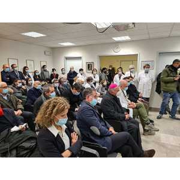 Una fase del'incontro oggi al Cro di Aviano, alla presenza dell'assessore regionale alla Salute Riccardo Riccardi - Una fase del'incontro oggi al Cro di Aviano, alla presenza dell'assessore regionale alla Salute Riccardo Riccardi