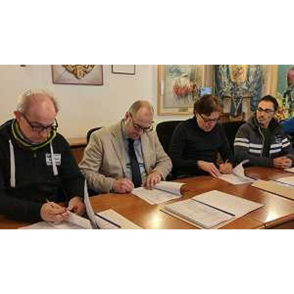 La sigla dell'accordo di programma a Sappada - La sigla dell'accordo di programma a Sappada 