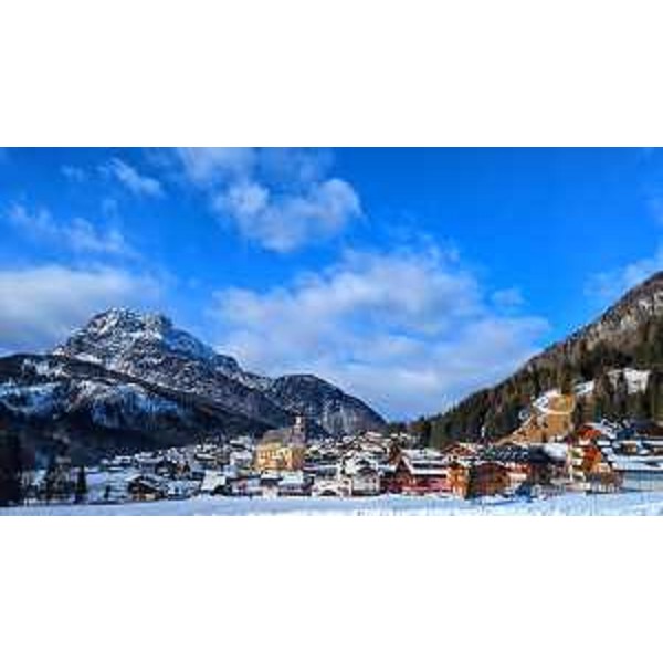 Una vista di Sappada da Nevelandia - Una vista di Sappada da Nevelandia