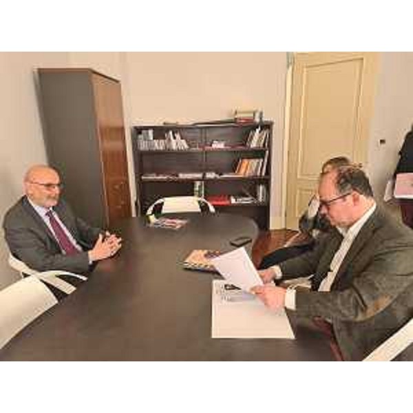 Il vicegovernatore Mario Anzil e il sovrintendente Giuliano Polo - Il vicegovernatore Mario Anzil e il sovrintendente Giuliano Polo 