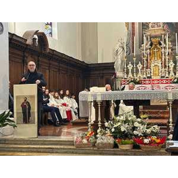 L'intervento di Riccardi nella chiesa della S.S. Trinità - L'intervento di Riccardi nella chiesa della S.S. Trinità
