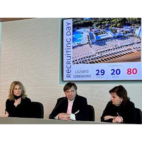 La conferenza stampa per presentare il recruiting day previsto per il prossimo 29 febbraio a Lignano Sabbiadoro al Riviera resort hotel - La conferenza stampa per presentare il recruiting day previsto per il prossimo 29 febbraio a Lignano Sabbiadoro al Riviera resort hotel