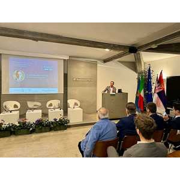 Il governatore Massimiliano Fedriga al Business forum transadriatico a Pordenone - Il governatore Massimiliano Fedriga al Business forum transadriatico a Pordenone