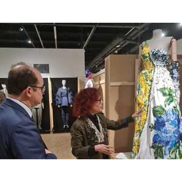 Il vicegovernatore Mario Anzil mentre visita ITS Arcademy assieme a Brabara Franchin - Il vicegovernatore Mario Anzil mentre visita ITS Arcademy assieme a Brabara Franchin