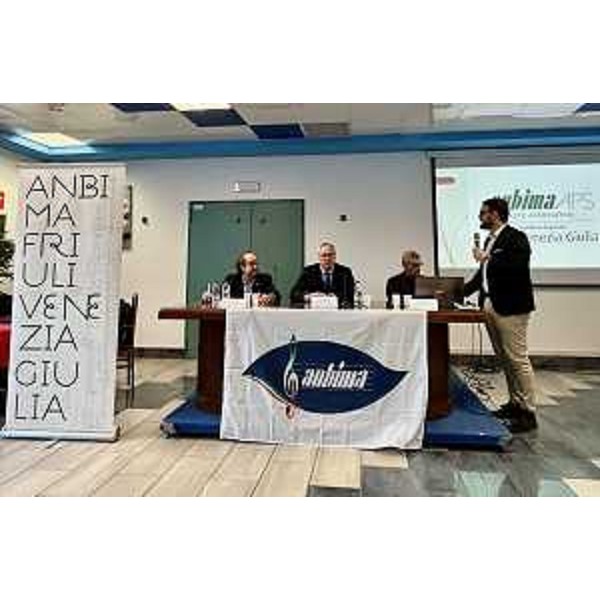 Andrea Romiti, il presidente Mauro Bordin, Pasquale Moro e Mattia Mestroni - Andrea Romiti, il presidente Mauro Bordin, Pasquale Moro e Mattia Mestroni