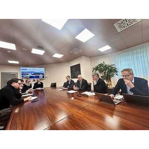 Un momento della conferenza stampa a Udine - Un momento della conferenza stampa a Udine