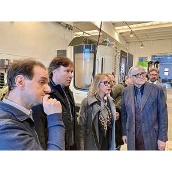 L'assessore Sergio Emidio Bini visita la Ppm di Pagnacco - L'assessore Sergio Emidio Bini visita la Ppm di Pagnacco 