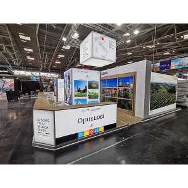 Lo stand del Friuli Venezia Giulia alla fiera del turismo a Monaco di Baviera. - Lo stand del Friuli Venezia Giulia alla fiera del turismo a Monaco di Baviera.