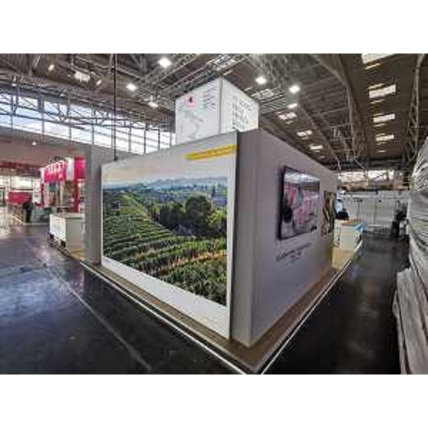 Lo stand del Friuli Venezia Giulia alla fiera del turismo a Monaco di Baviera. - Lo stand del Friuli Venezia Giulia alla fiera del turismo a Monaco di Baviera.