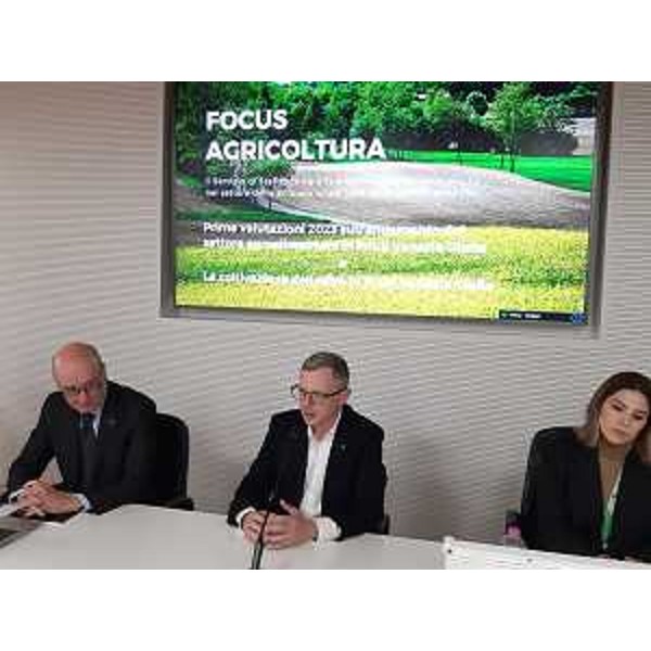 L'assessore regionale alle Risorse agroalimentari, forestali e ittiche, Stefano Zannier, (al centro) alla presentazione del rapporto "Focus Agricoltura FVG 2023" elaborato dall'Ersa - L'assessore regionale alle Risorse agroalimentari, forestali e ittiche, Stefano Zannier, (al centro) alla presentazione del rapporto "Focus Agricoltura FVG 2023" elaborato dall'Ersa