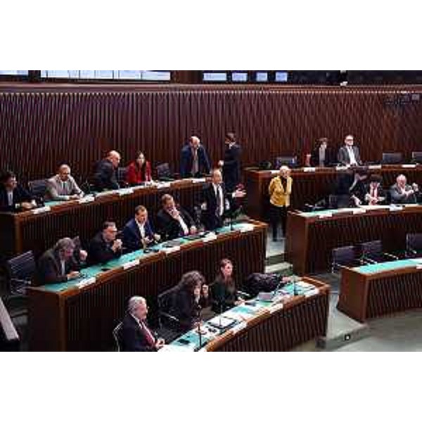 I banchi dlle Opposizioni in Aula - I banchi dlle Opposizioni in Aula