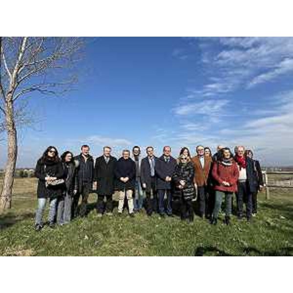 I consiglieri della Quinta e la Giunta di Palmanova durante la visita - I consiglieri della Quinta e la Giunta di Palmanova durante la visita