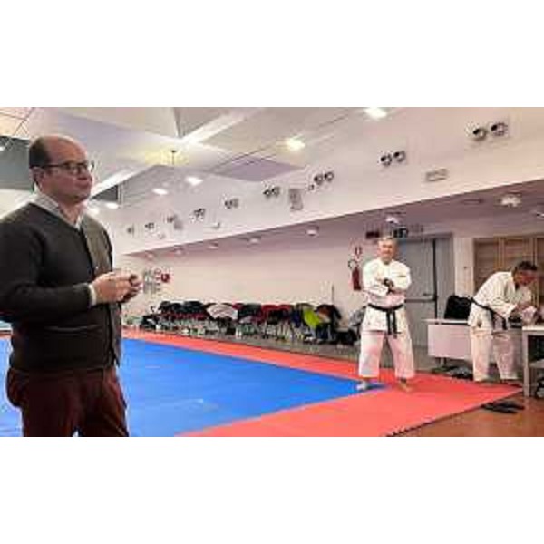 Il saluto del vicepresidente con delega allo Sport Mario Anzil. - Il saluto del vicepresidente con delega allo Sport Mario Anzil. 