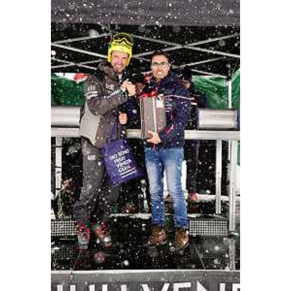 Christof Innerhofer con il vp del Cr Fvg, Stefano Mazzolini - Christof Innerhofer con il vp del Cr Fvg, Stefano Mazzolini