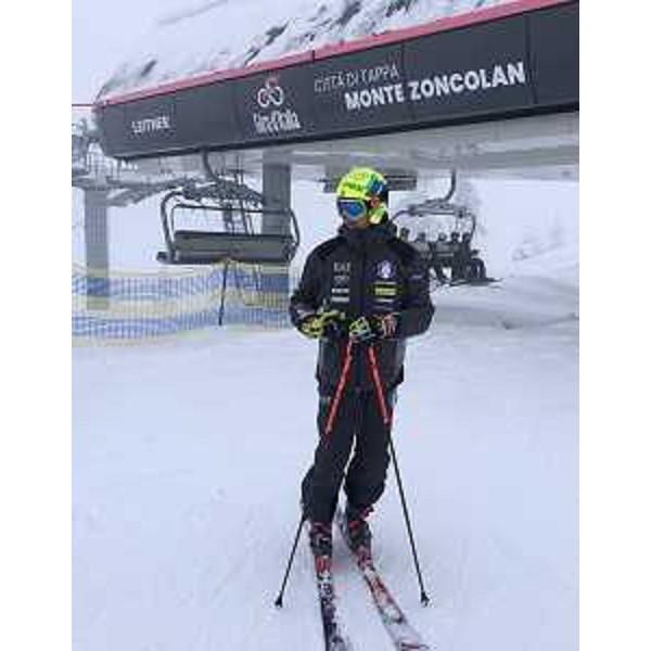 Christof Innerhofer al termine della sciata con i fan - Christof Innerhofer al termine della sciata con i fan