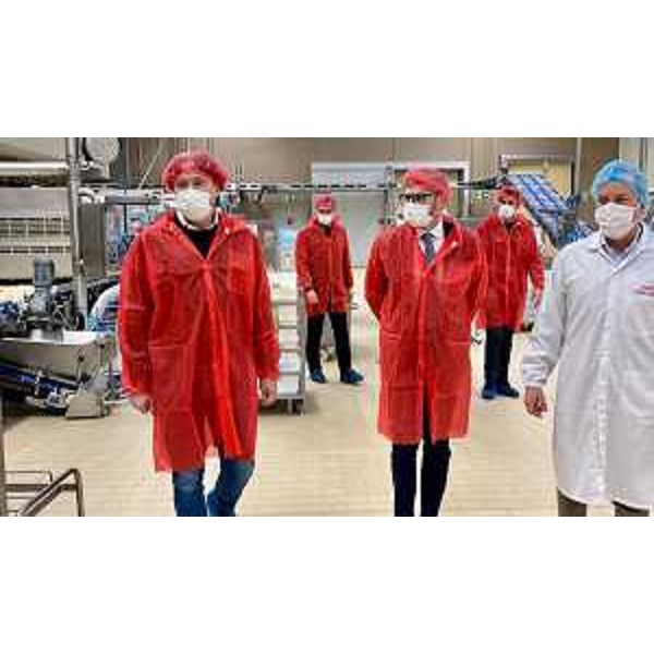 Un altro momento della visita. - Un altro momento della visita.