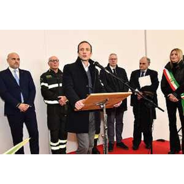 Il governatore Massimiliano Fedriga durante il suo intervento - Il governatore Massimiliano Fedriga durante il suo intervento