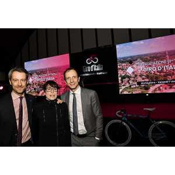 Da sinistra, Petiziol, Fedriga e Di Centa - Da sinistra, Petiziol, Fedriga e Di Centa