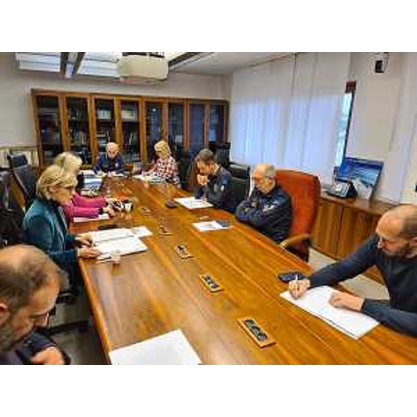 La prima riunine del Comitato per il cinquantennale del terremoto in Friuli nel 1976 nella sede della Protezione civile a Palmanova. - La prima riunine del Comitato per il cinquantennale del terremoto in Friuli nel 1976 nella sede della Protezione civile a Palmanova.