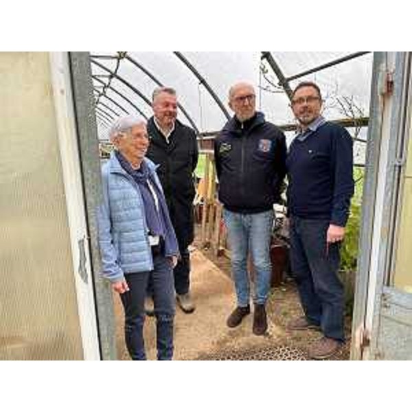 Un momento della visita alla Comunità terapeutica di Gorizia. - Un momento della visita alla Comunità terapeutica di Gorizia.