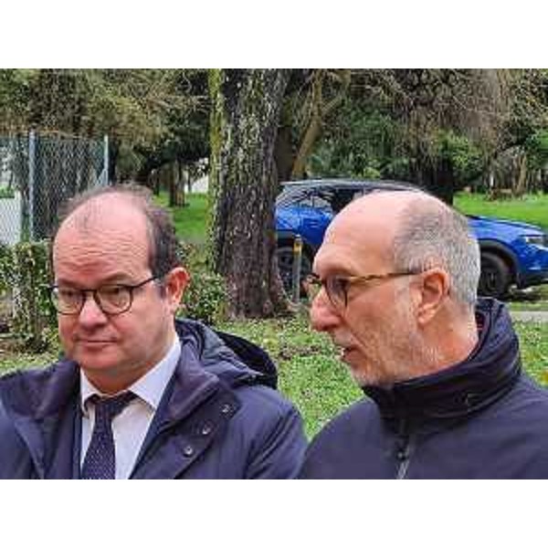 Il vicegovernatore Mario Anzil e l'assessore Riccardo Riccardi - Il vicegovernatore Mario Anzil e l'assessore Riccardo Riccardi