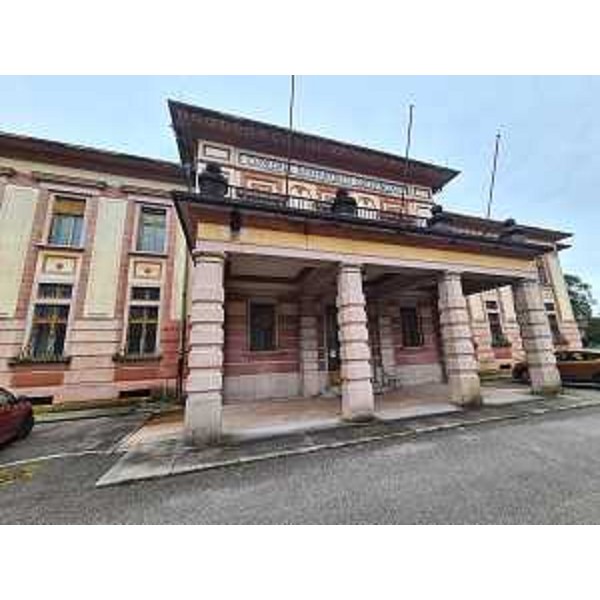 L'edificio che introduce al Parco Basaglia di Gorizia - L'edificio che introduce al Parco Basaglia di Gorizia