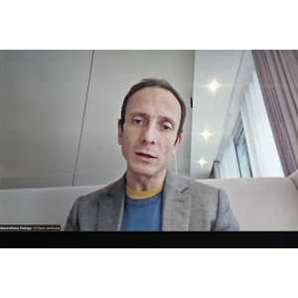 L'intervento in videocollegamento del governatore Massimiliano Fedriga - L'intervento in videocollegamento del governatore Massimiliano Fedriga