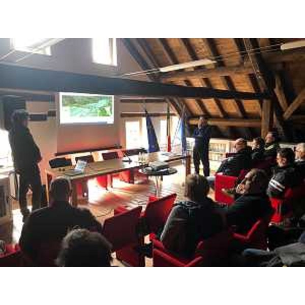 La presentazione del progetto di consolidamento del ponte sul torrente Degano in località Patuscera - La presentazione del progetto di consolidamento del ponte sul torrente Degano in località Patuscera