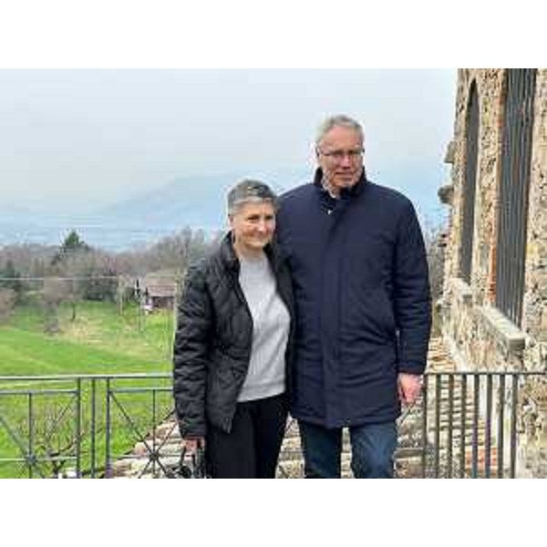 Il sindaco di Buja, Silvia Maria Pezzetta, e il presidente del Consiglio regionale, Mauro Bordin - Il sindaco di Buja, Silvia Maria Pezzetta, e il presidente del Consiglio regionale, Mauro Bordin