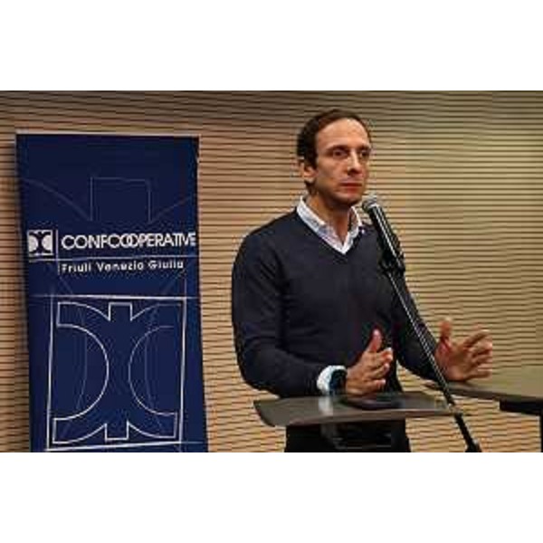 Il governatore Fedriga interviene all'assemblea annuale di Confcooperative Fvg - Il governatore Fedriga interviene all'assemblea annuale di Confcooperative Fvg