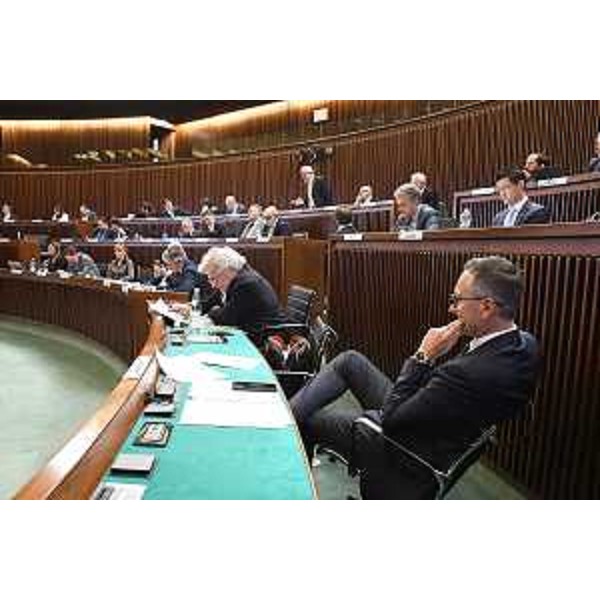 I banchi della Maggioranza in Aula - I banchi della Maggioranza in Aula