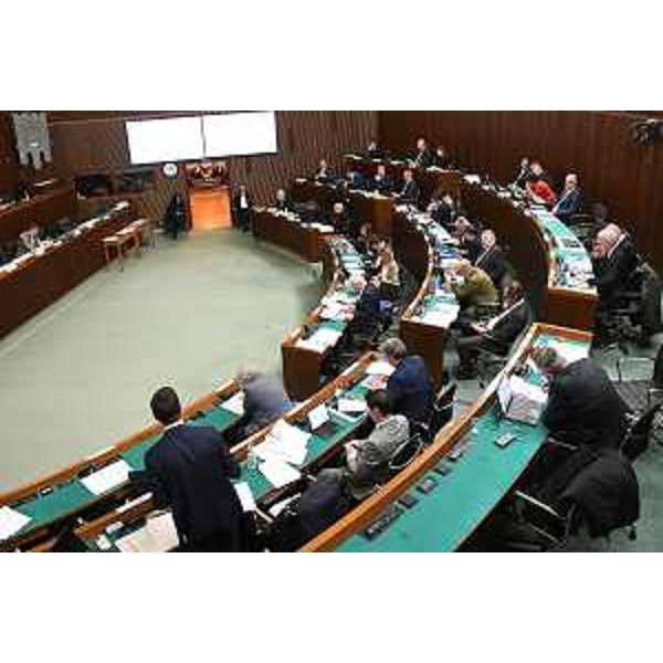 L'Aula durante l'esame del ddl Elezioni - L'Aula durante l'esame del ddl Elezioni