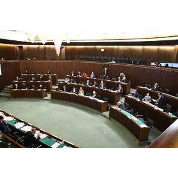L'Aula durante l'esame del ddl Elezioni - L'Aula durante l'esame del ddl Elezioni