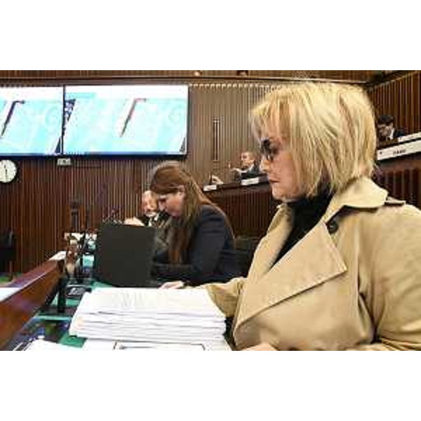 Laura Fasiolo (Pd) accanto a Rosaria Capozzi (M5S) - Laura Fasiolo (Pd) accanto a Rosaria Capozzi (M5S)