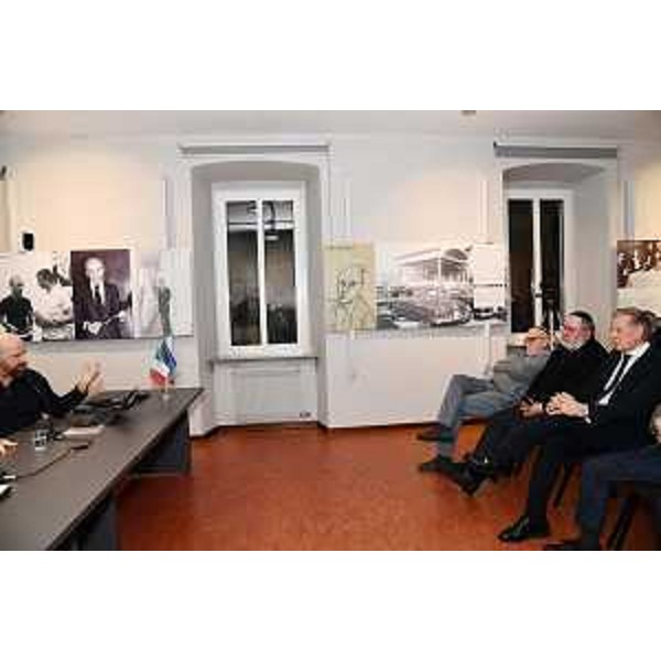 L'assessore regionale alla Difesa dell'ambiente, Fabio Scoccimarro, durante la conferenza al museo ebraico - L'assessore regionale alla Difesa dell'ambiente, Fabio Scoccimarro, durante la conferenza al museo ebraico