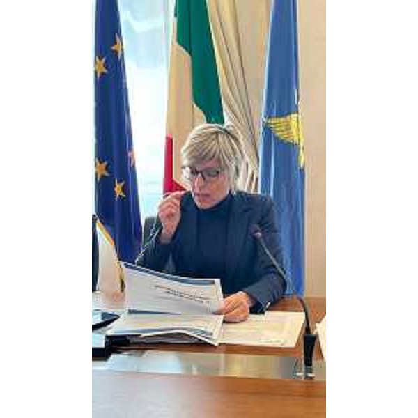 L'assessore alle Finanze Barbara Zilli a Trieste durante la riunione della Cabina di regia regionale per il Pnrr - L'assessore alle Finanze Barbara Zilli a Trieste durante la riunione della Cabina di regia regionale per il Pnrr