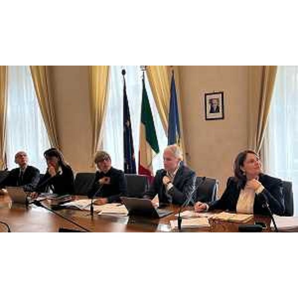 Un momento della riunione della Cabina di regia regionale per il Pnrr a Trieste - Un momento della riunione della Cabina di regia regionale per il Pnrr a Trieste
