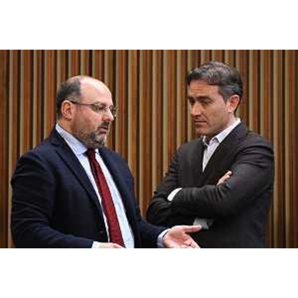 Diego Moretti (Pd) e Massimo Moretuzzo (Patto-Civica) - Diego Moretti (Pd) e Massimo Moretuzzo (Patto-Civica)