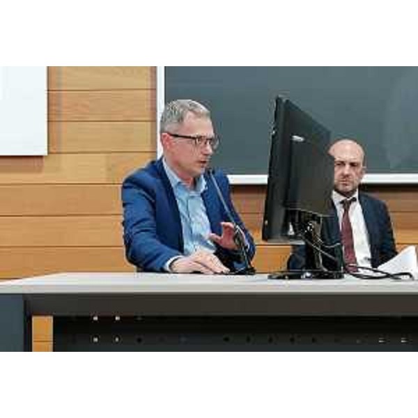 L'assessore regionale alle Risorse agroalimentari, forestali e ittiche Stefano Zannier al convegno di UniUd - L'assessore regionale alle Risorse agroalimentari, forestali e ittiche Stefano Zannier al convegno di UniUd