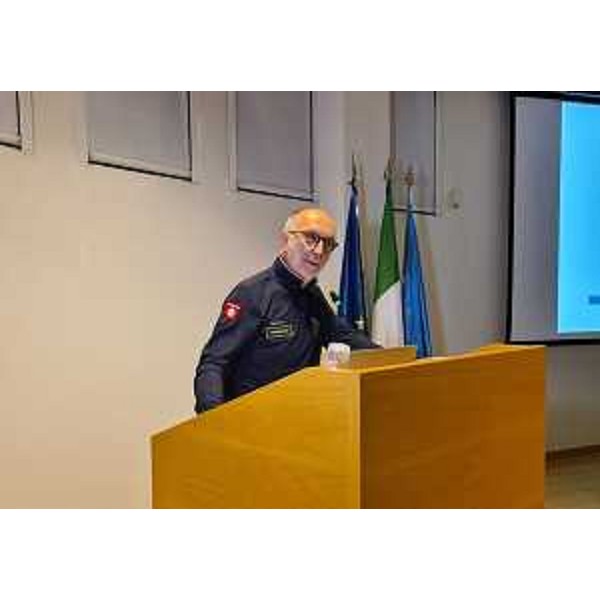 L'assessore Riccardi interviene alla conferenza di presentazione dell'attività di Cardiologia interventistica in Asufc - L'assessore Riccardi interviene alla conferenza di presentazione dell'attività di Cardiologia interventistica in Asufc