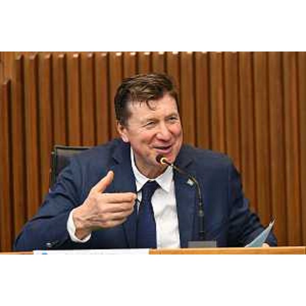 Il presidente della IV Commissione, Alberto Budai (Lega) - Il presidente della IV Commissione, Alberto Budai (Lega)