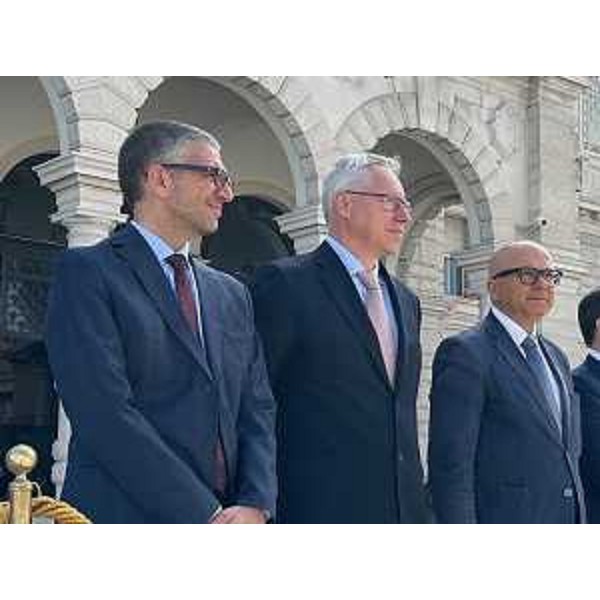 L'assessore regionale alle Autonomie locali, Pierpaolo Roberti; il presidente del Cr Fvg, Mauro Bordin; il consigliere regionale Michele Lobianco - L'assessore regionale alle Autonomie locali, Pierpaolo Roberti; il presidente del Cr Fvg, Mauro Bordin; il consigliere regionale Michele Lobianco