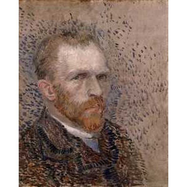 L'autoritratto di Vincent Van Gogh. - L'autoritratto di Vincent Van Gogh.