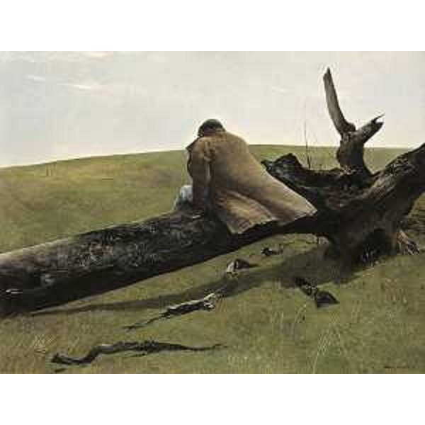 In mostra anche quest'opera di Andrew Newell Wyeth. - In mostra anche quest'opera di Andrew Newell Wyeth.