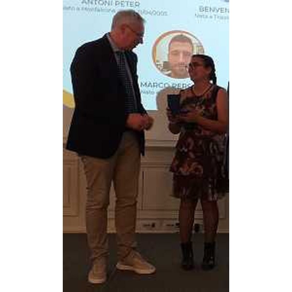 Il presidente Bordin si congratula con Jodie Benvenuti, campionessa di Coastal Rowing - Il presidente Bordin si congratula con Jodie Benvenuti, campionessa di Coastal Rowing
