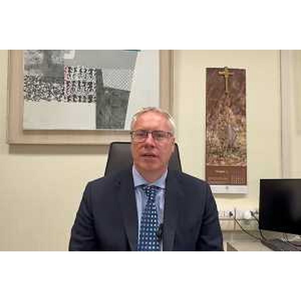 Un frame del videointervento che il presidente del Cr Fvg, Mauro Bordin, ha inviato in occasione della conferenza stampa dell'Osservatorio Antimafia Fvg a Udine - Un frame del videointervento che il presidente del Cr Fvg, Mauro Bordin, ha inviato in occasione della conferenza stampa dell'Osservatorio Antimafia Fvg a Udine